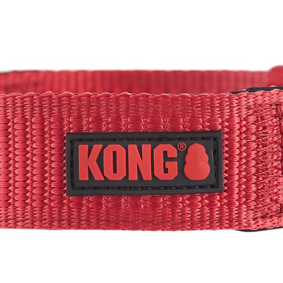 🐶 KONG® S Red Chew Resistant Dog Collar Ultra Durable Pet Pets Leash Dogs NWT - Picture 4 of 9